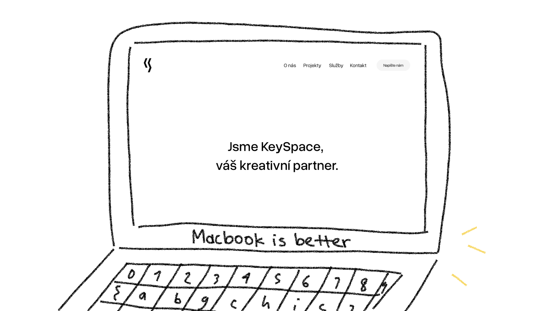 slide 26. An illustration of a Keyspace website.
