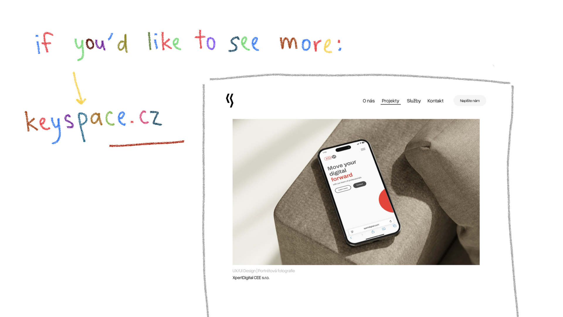 slide 38. If you’d like to see more visit keyspace.cz and a screenshot of a website.